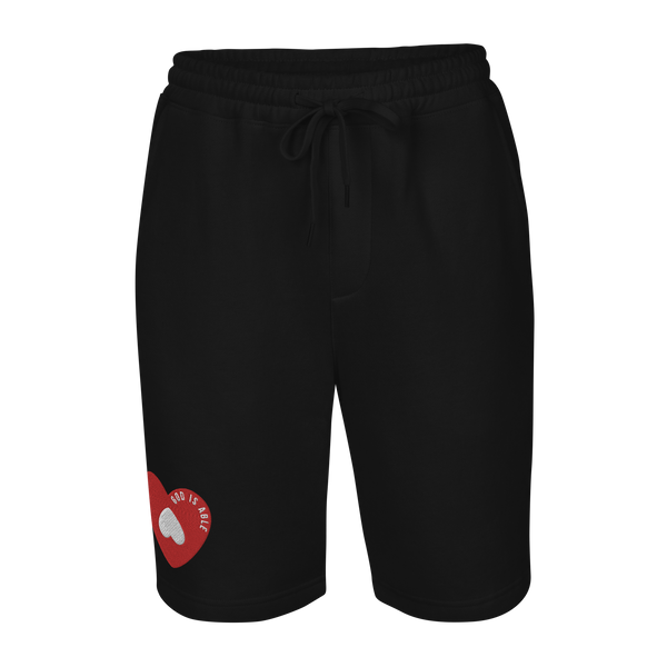 Men's fleece shorts (embroidered)