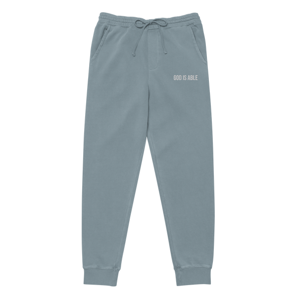 Unisex Pigment  Sweat Pants (Embroidered/Unisex)